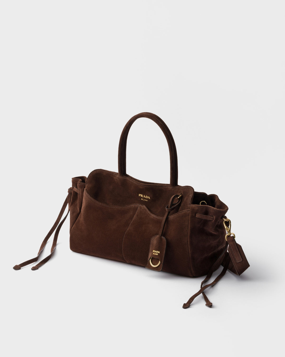 Carry large suede bag 1BG650 V MOY 2C4SF0003 PRADA 