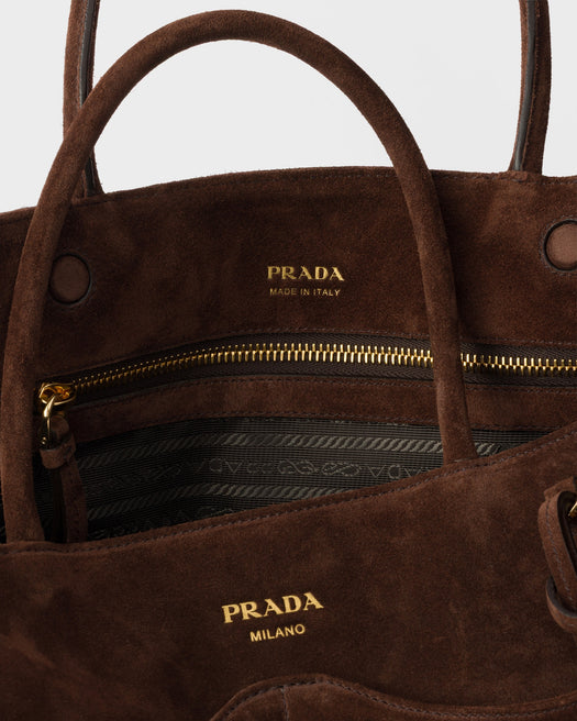 Carry large suede bag 1BG650 V MOY 2C4SF0003 PRADA 