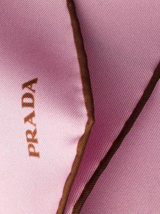 Printed twill scarf 1FF073 2HH9F0BQT PRADA 