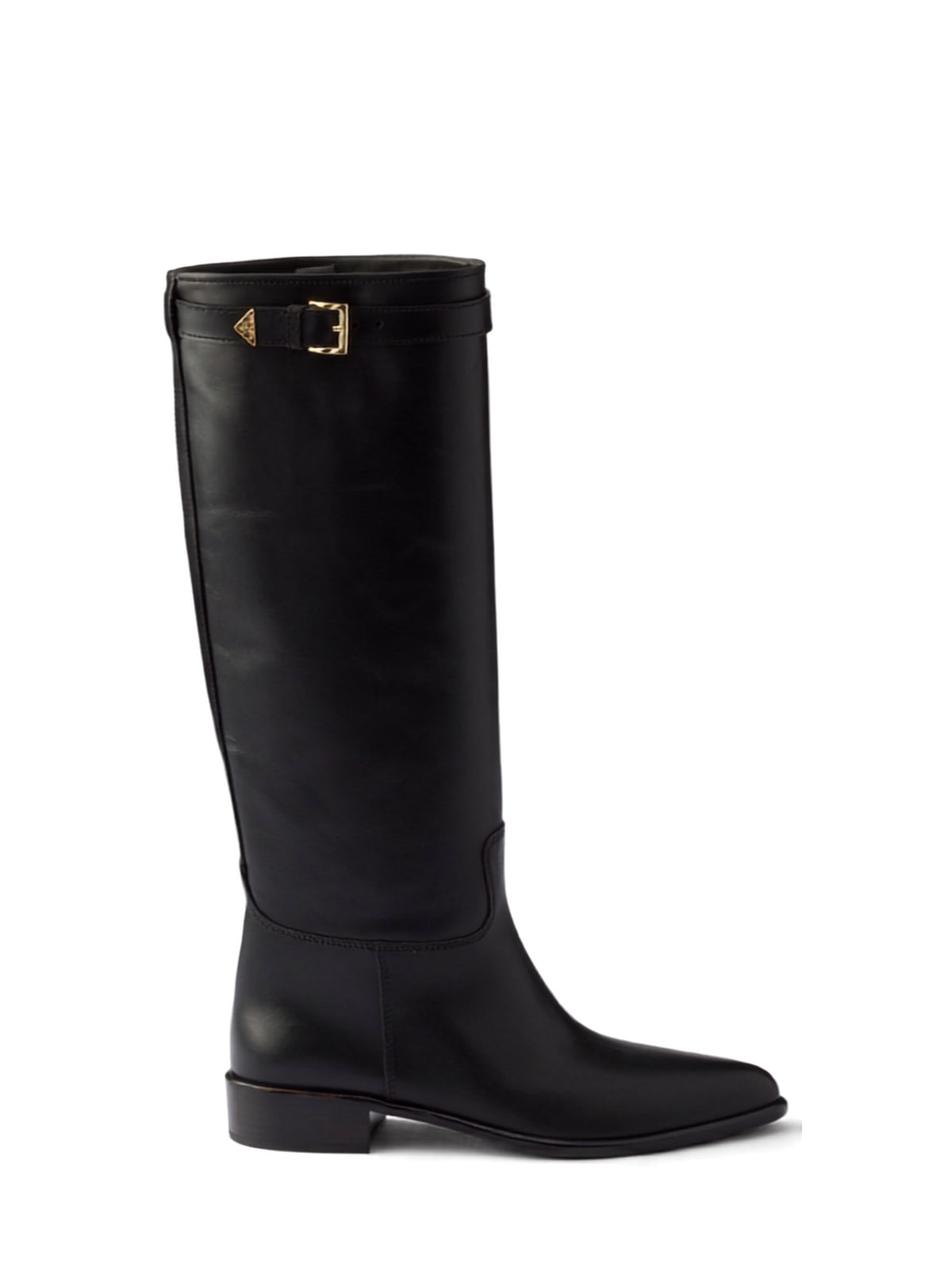 Leather boots 1W666O F 030 7V6F0002 PRADA 