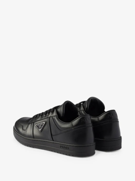 Downtown triangle-logo leather sneakers 2EE364 F D003 3LJ6F0002 PRADA 