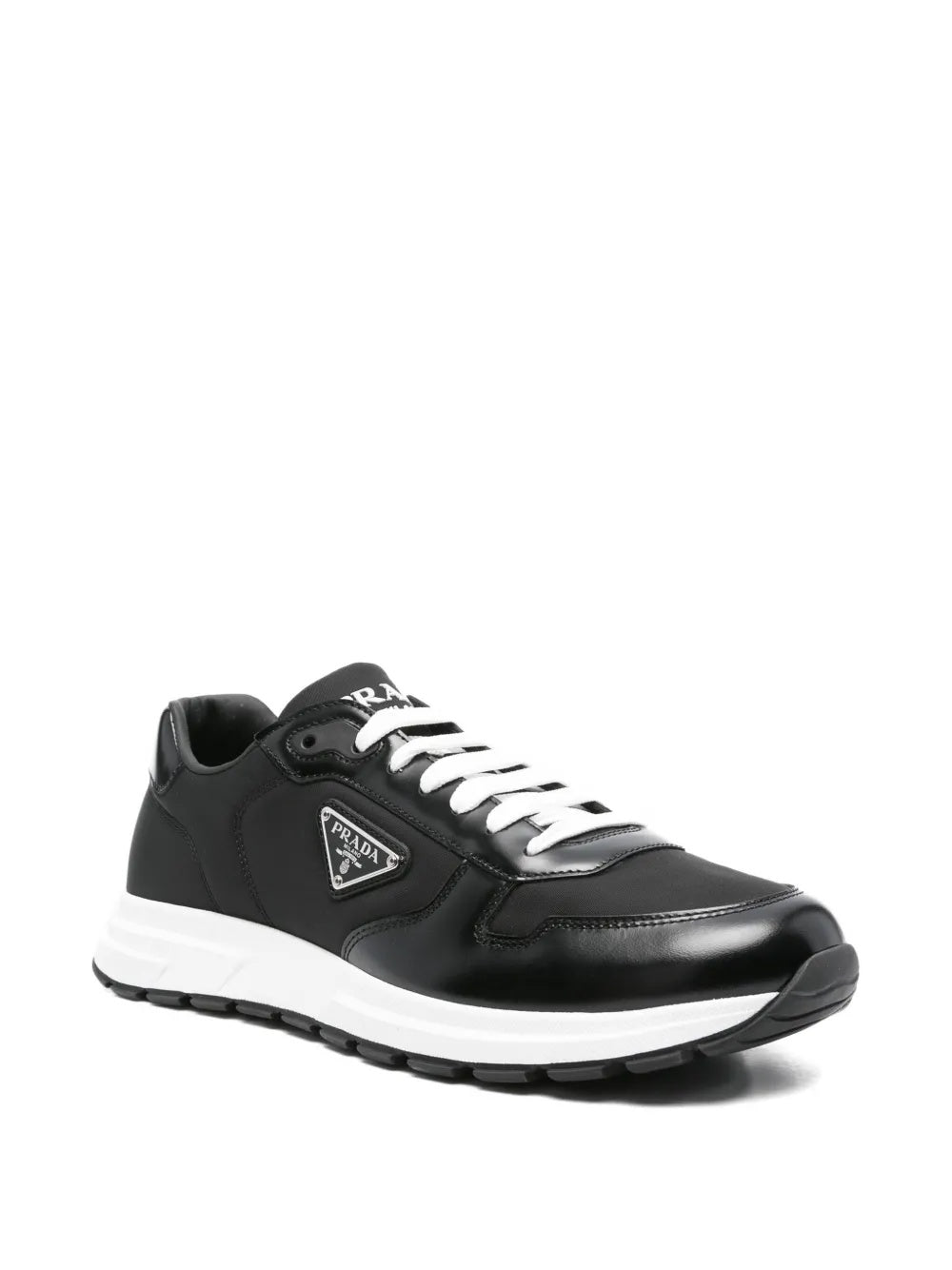 Leather-panelled sneakers 2EE443 FG000 3LF5F0632 PRADA 