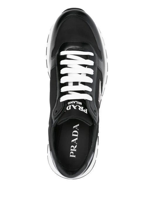 Leather-panelled sneakers 2EE443 FG000 3LF5F0632 PRADA 