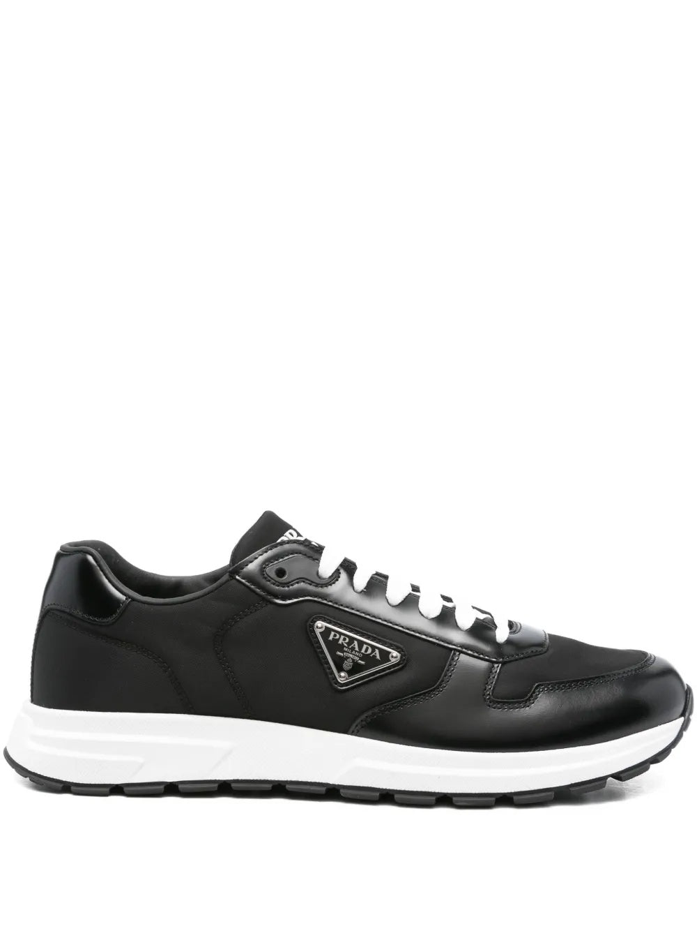 Leather-panelled sneakers 2EE443 FG000 3LF5F0632 PRADA 