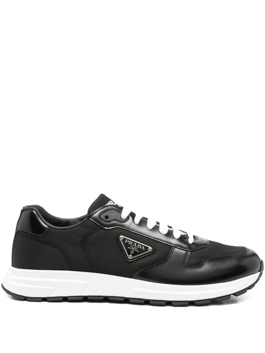 Leather-panelled sneakers 2EE443 FG000 3LF5F0632 PRADA 