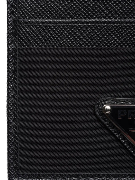 Triangle-logo Leather Wallet 2MC025 2DMHF0002 PRADA 