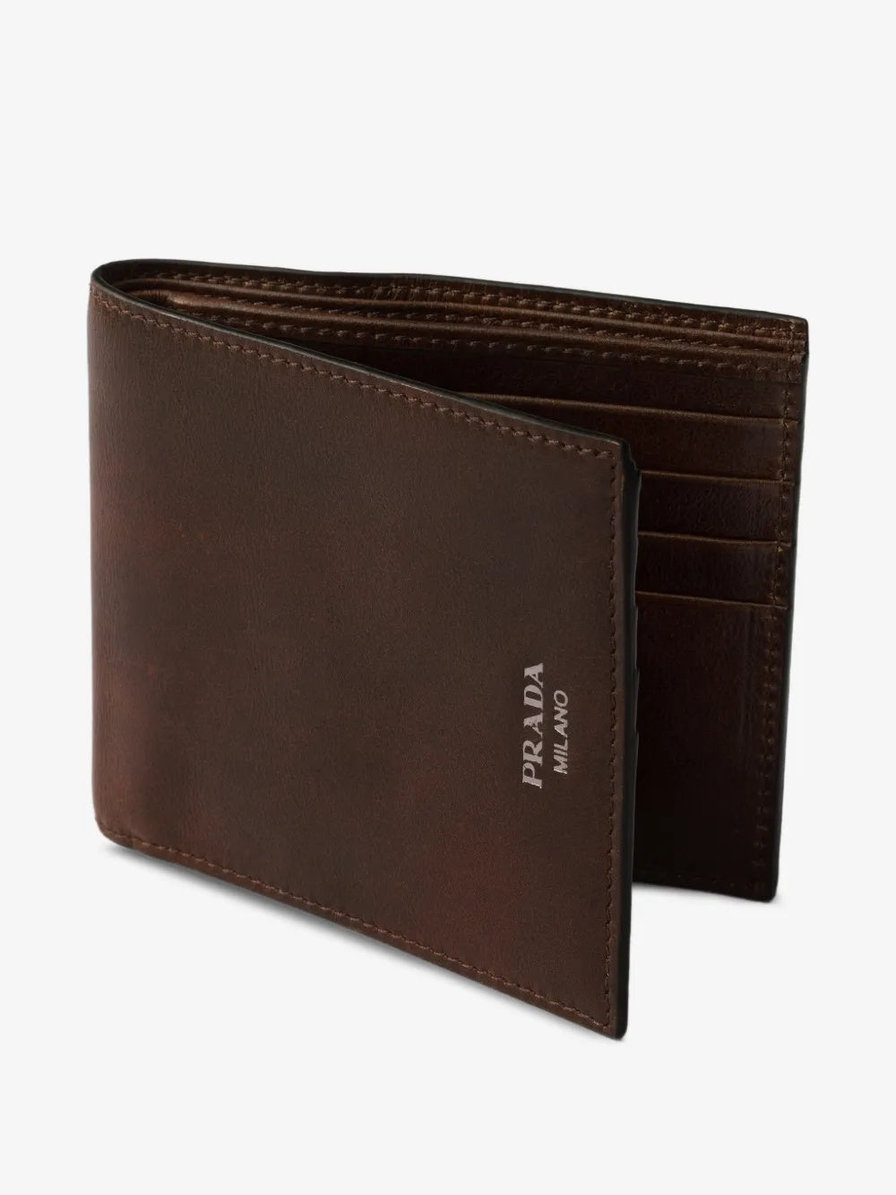 Antiqued leather wallet 2MO513 2ZQ6F0324 PRADA 