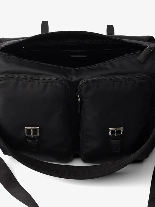 Re-Nylon leather-trim shoulder bag 2VD072 V DMO 2C26F0002 PRADA 