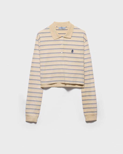 Striped piqué polo shirt 39668R S OOO 19SJF05HE PRADA 