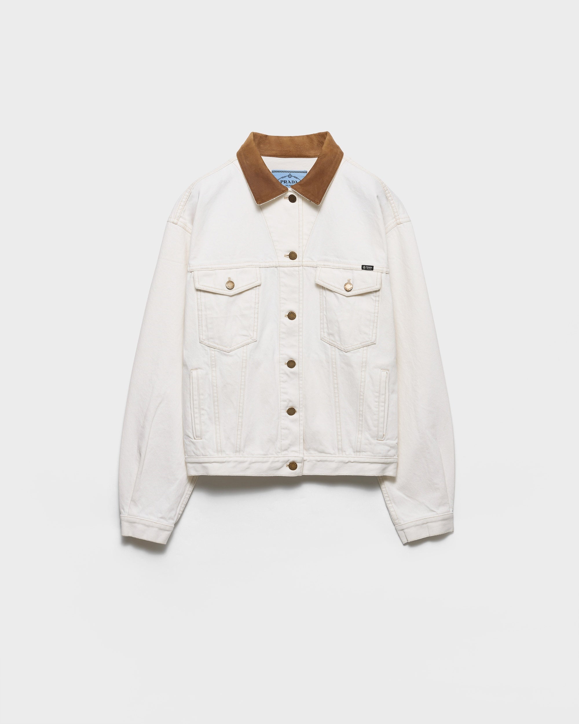 Old denim blouson jacket GFB347 S OOO 1954F01CD PRADA 