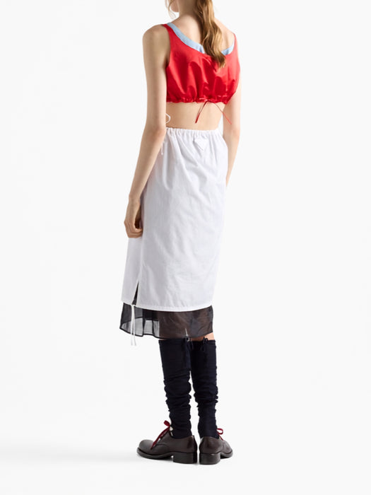 Poplin skirt P10D7 S OOO 126LF0009 PRADA 