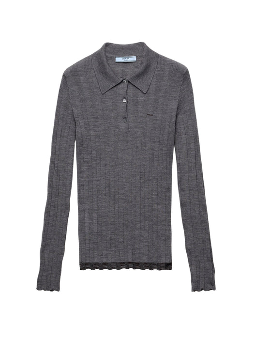 Wool polo sweater P24E3U S OOO 6218F0Y17 PRADA 