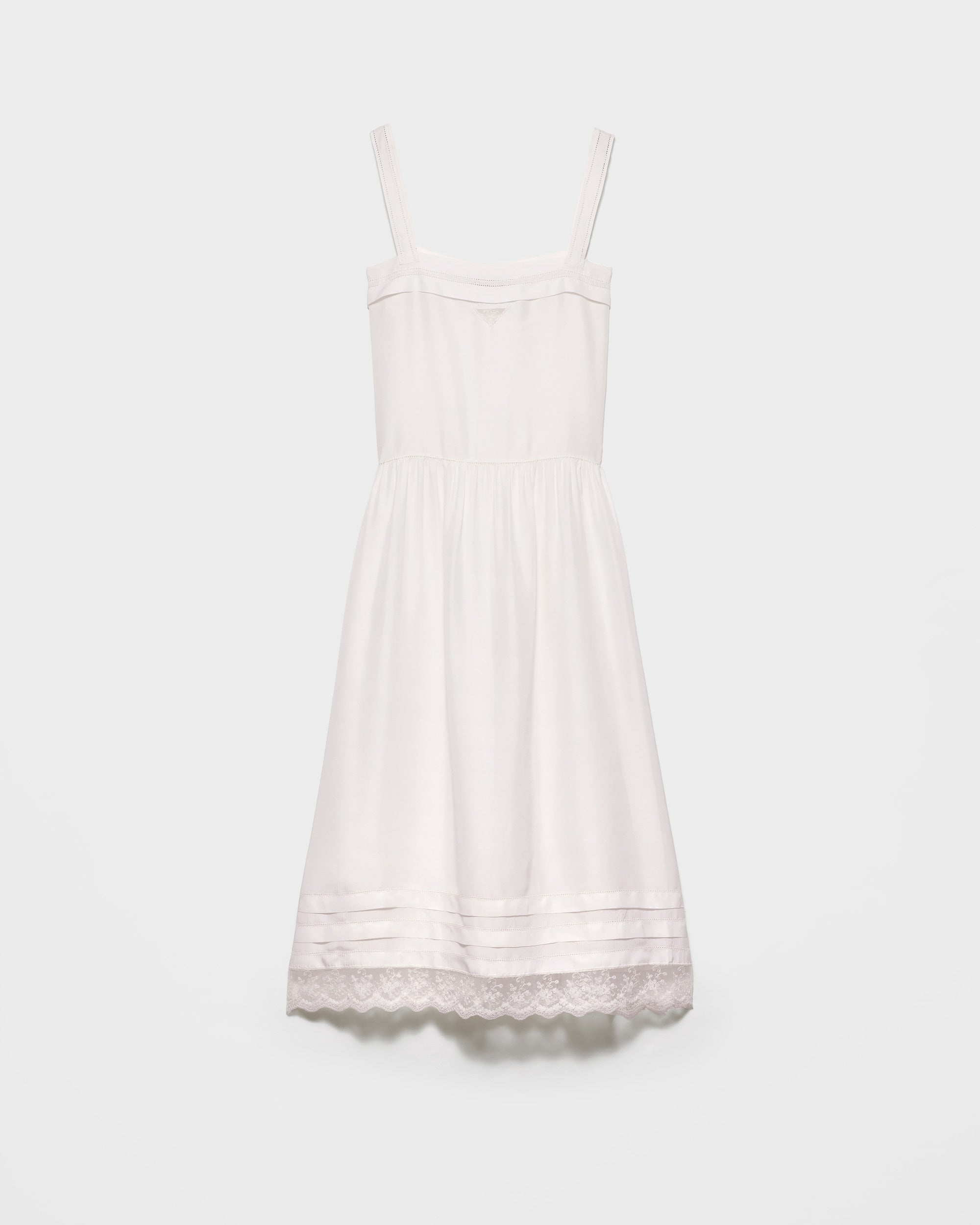 Embroidered old washed silk dress P3S53R S OOO 19ZLF0304 PRADA 