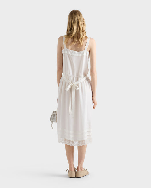 Embroidered old washed silk dress P3S53R S OOO 19ZLF0304 PRADA 
