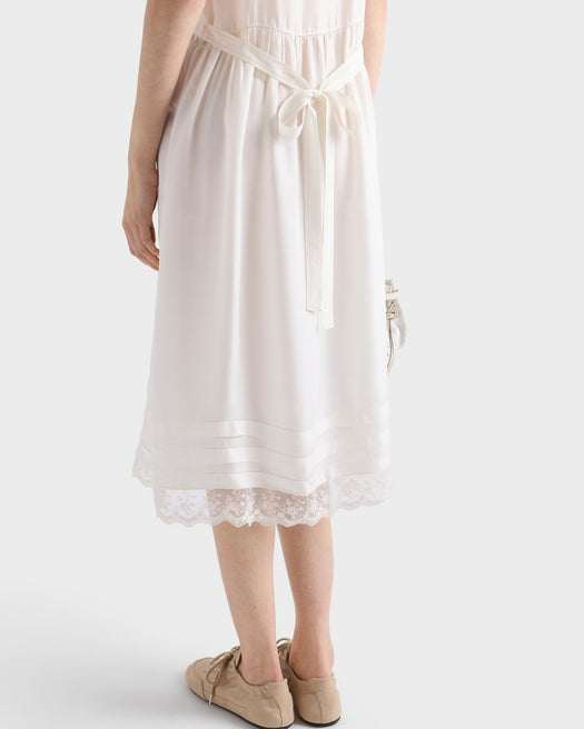 Embroidered old washed silk dress P3S53R S OOO 19ZLF0304 PRADA 