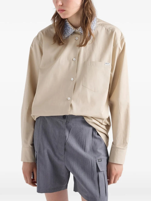 Poplin Shirt P453JR S OOO 1XV2F0F24 PRADA 