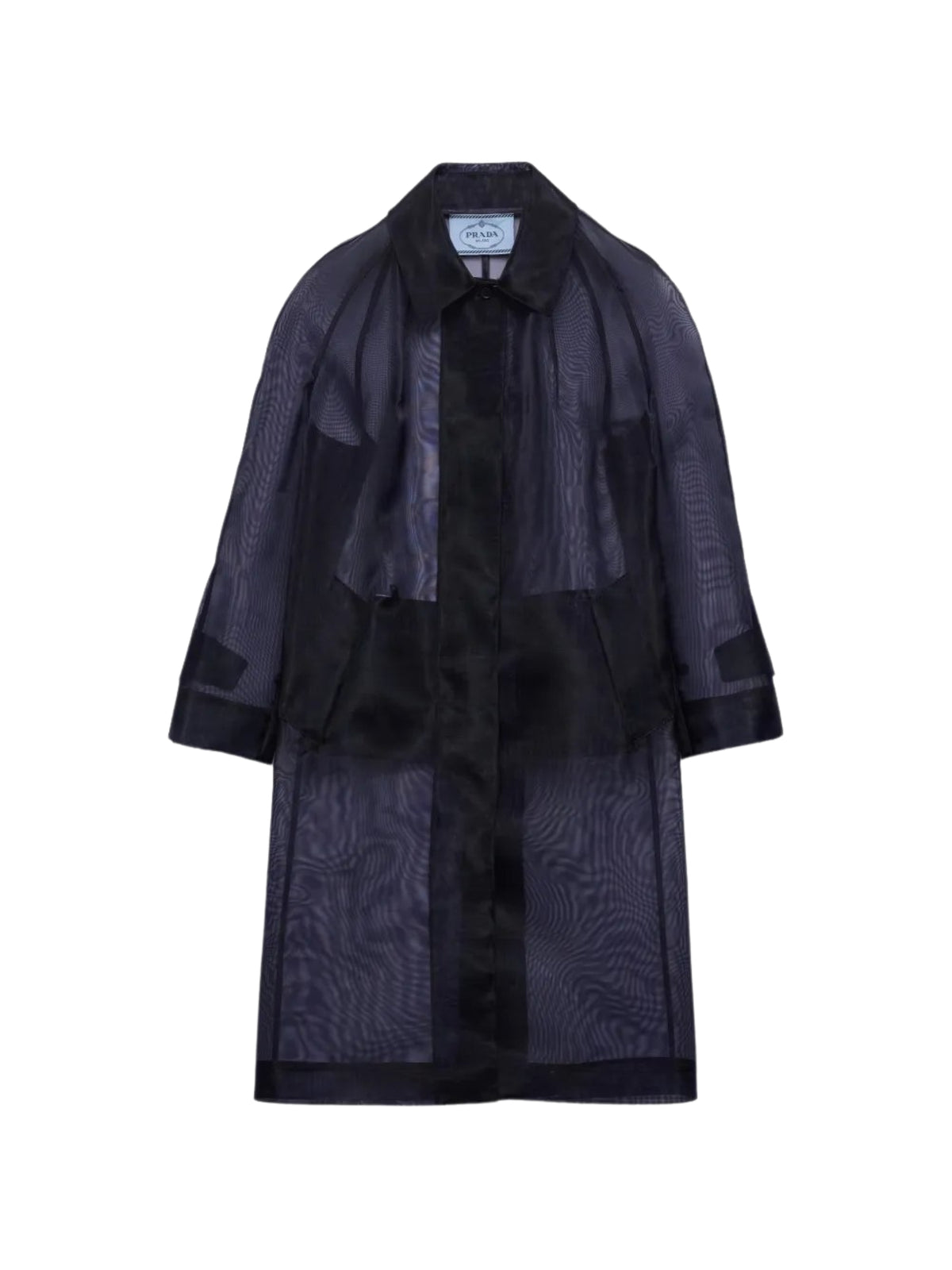 Single-breasted crinoline coat P669T S OOO C61F0008 PRADA 