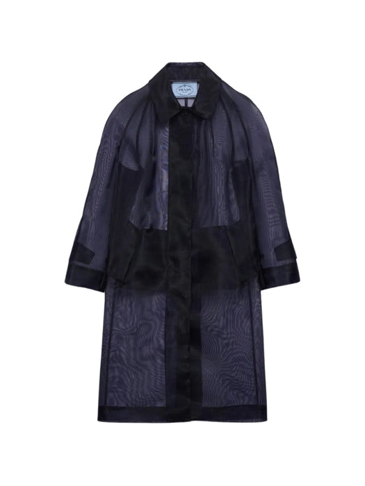 Single-breasted crinoline coat P669T S OOO C61F0008 PRADA 