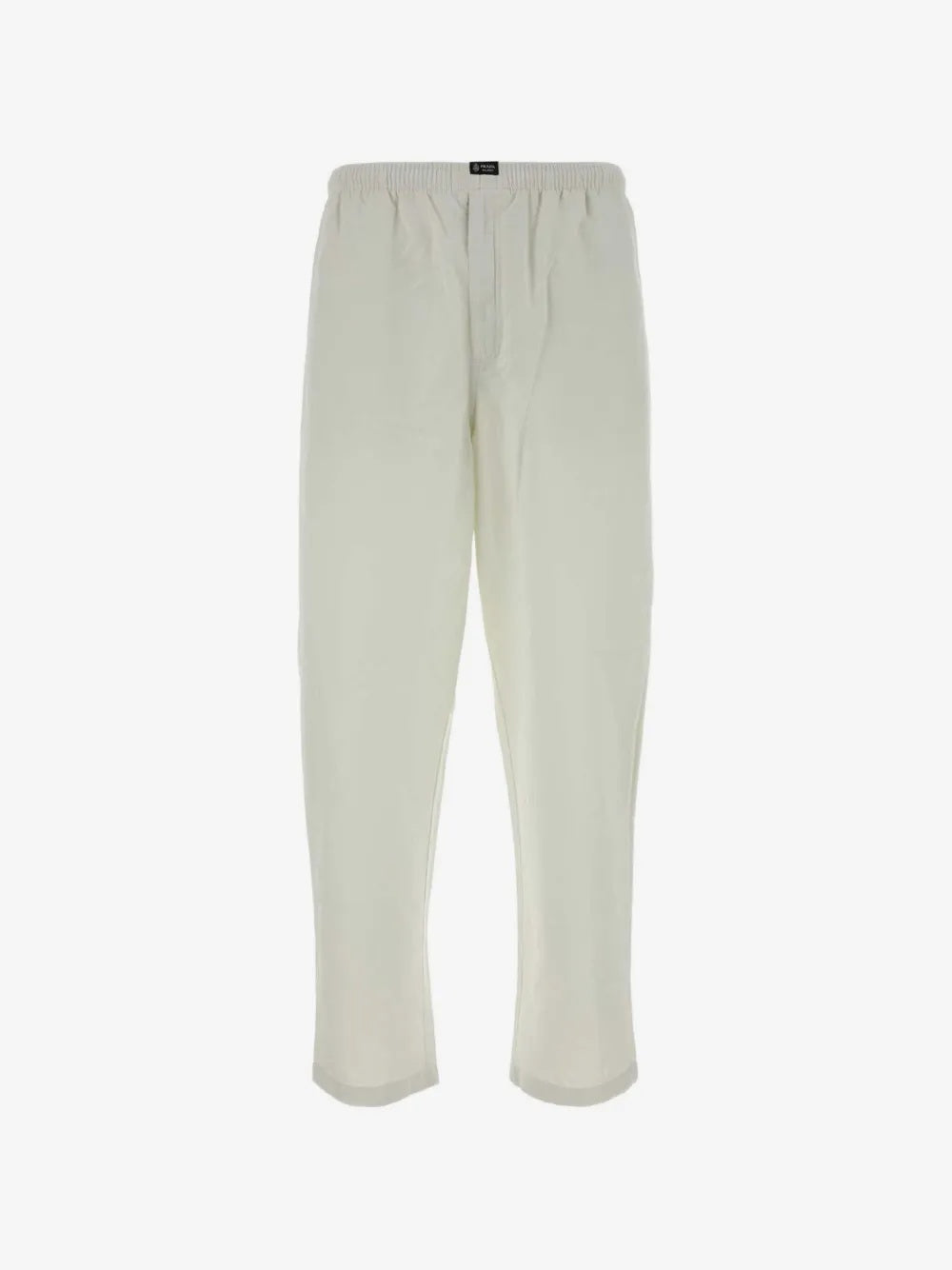 Elasticated-waist logo-patch trousers SPH560 S OOO 19VJF0K74 PRADA 
