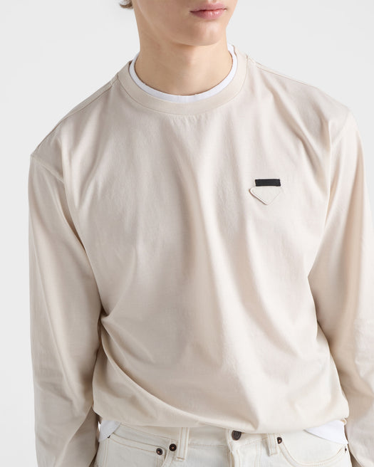 Double layer T-shirt UJL73B S WM1 11CDF0P40 PRADA 