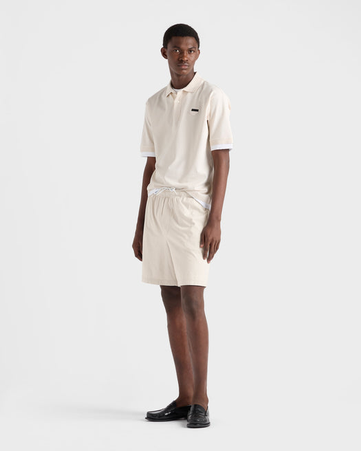 Cotton Polo Shirt UJN911 S WM1 1868F0P40 PRADA 