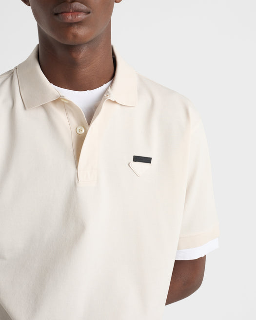 Cotton Polo Shirt UJN911 S WM1 1868F0P40 PRADA 