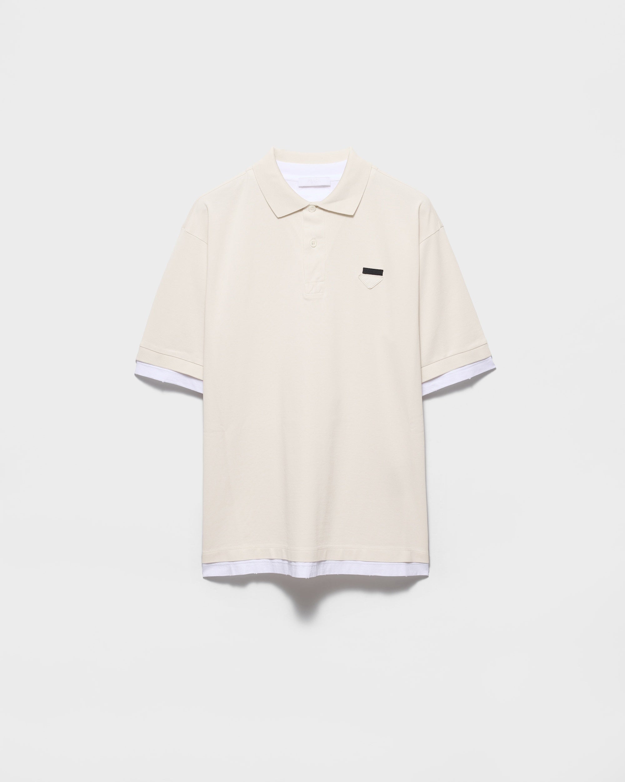 Cotton Polo Shirt UJN911 S WM1 1868F0P40 PRADA 