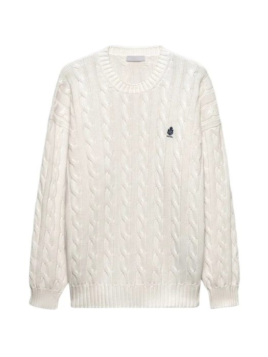 Cotton crew-neck sweater UMF304 SOOO 19VLF0009 PRADA 
