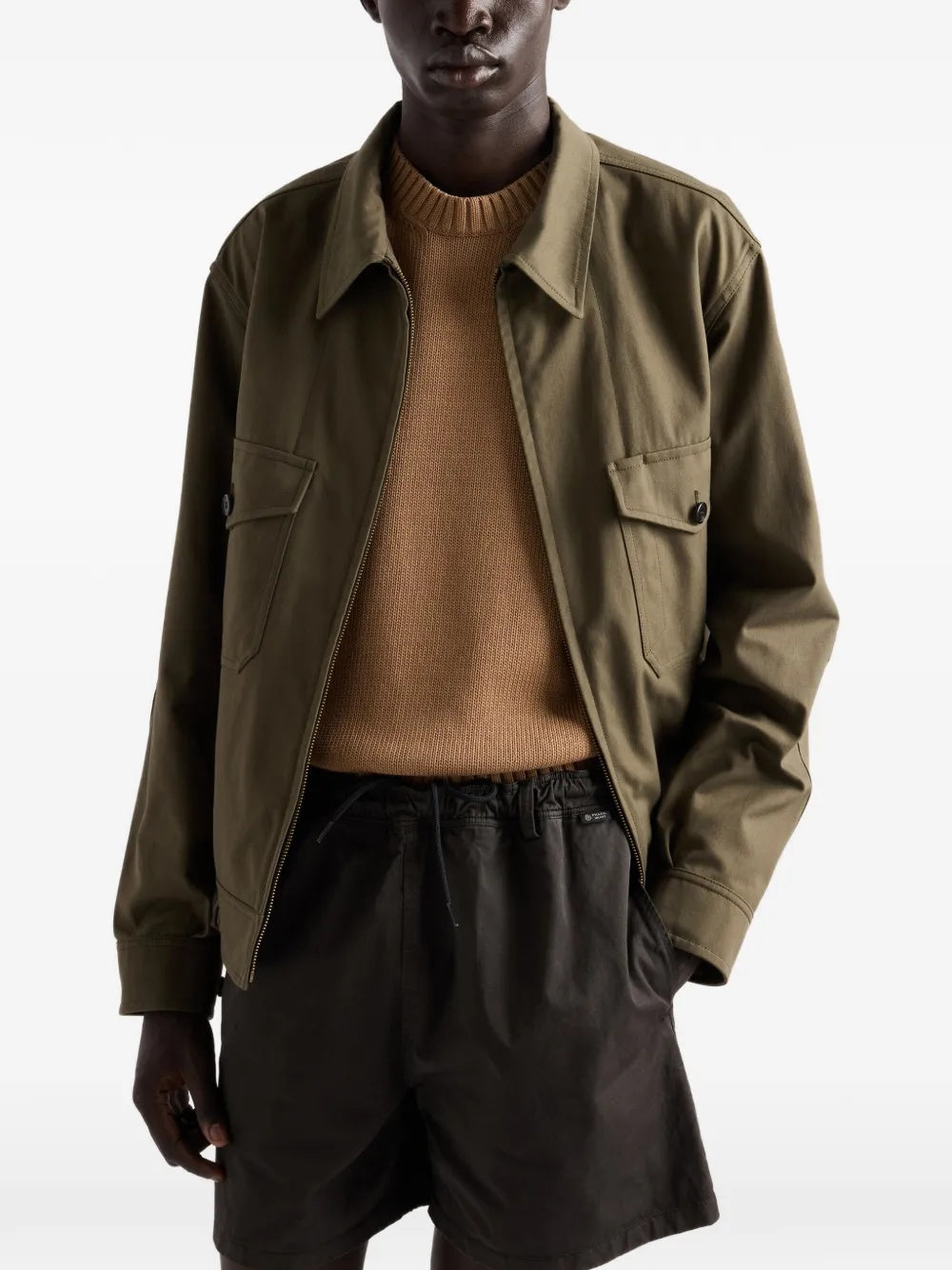 Cotton crew-neck sweater UMF307 SOOO 194OF0040 PRADA 