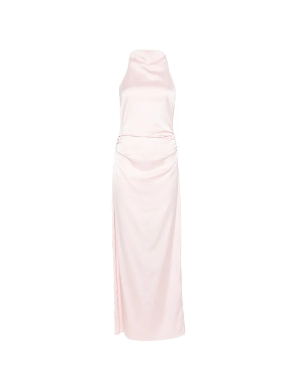 Halterneck rouched maxi Dress 116208345  ROTATE 