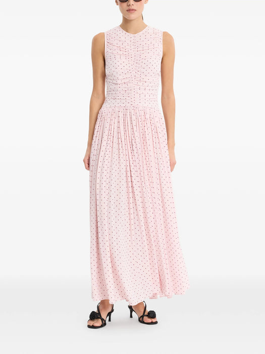 Rouched midi dress 1162443110  ROTATE 