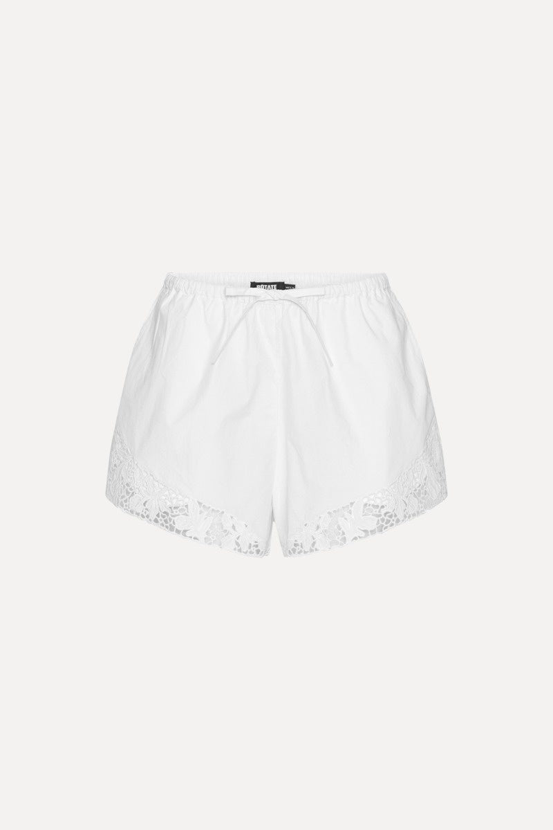 Drawstring Shorts Bright White 116281400  ROTATE 