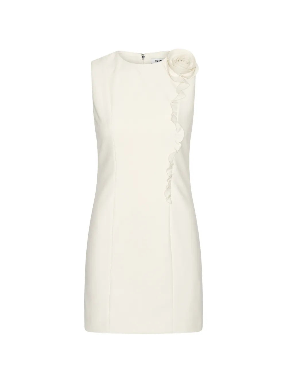 Crepe mini dress w/rose 116300857  ROTATE 