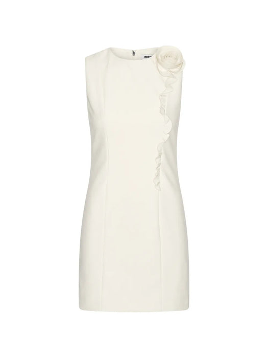 Crepe mini dress w/rose 116300857  ROTATE 