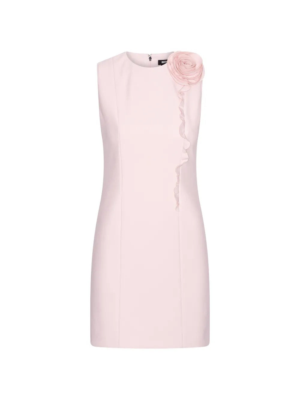 Crepe mini dress w/rose 116323556  ROTATE 