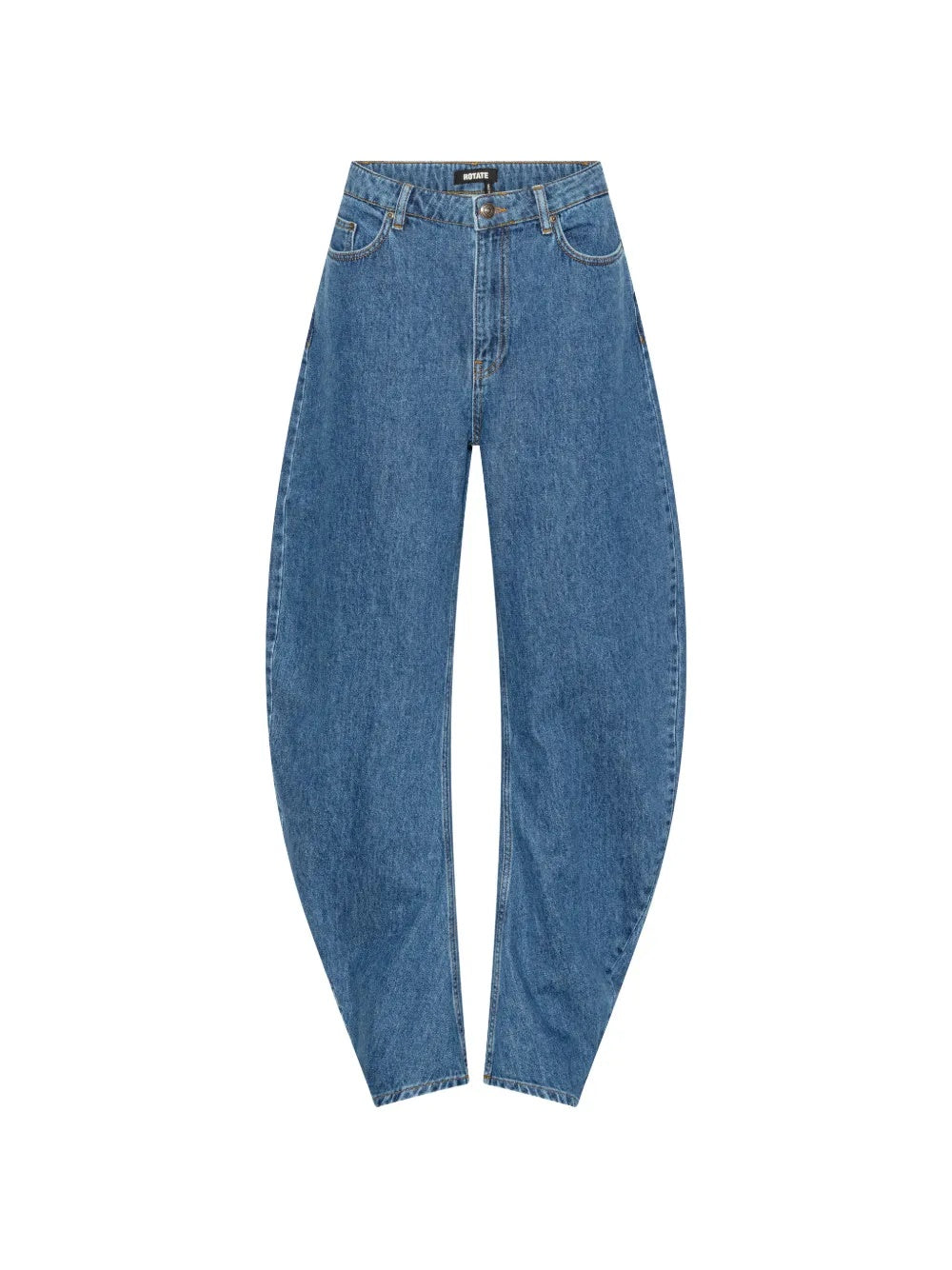Draped barrel leg jeans 1164771603  ROTATE 