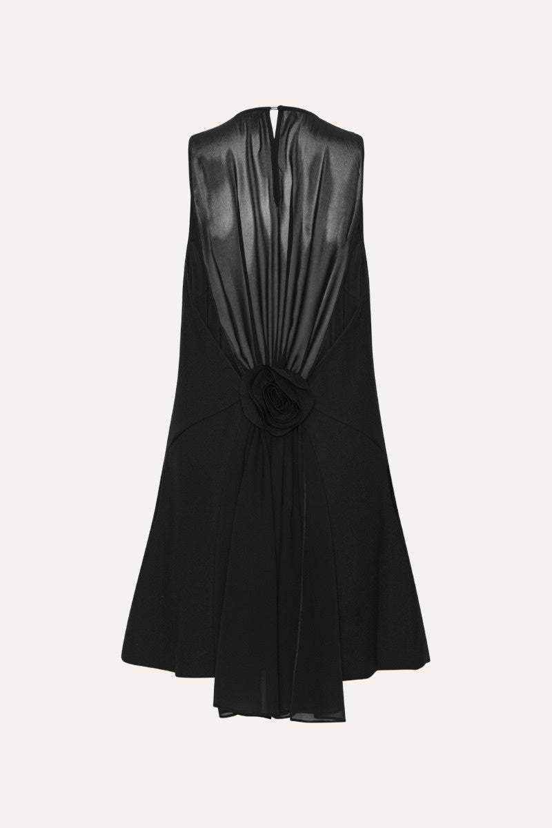 Crepe Mini A-line Dress 116621100  ROTATE 