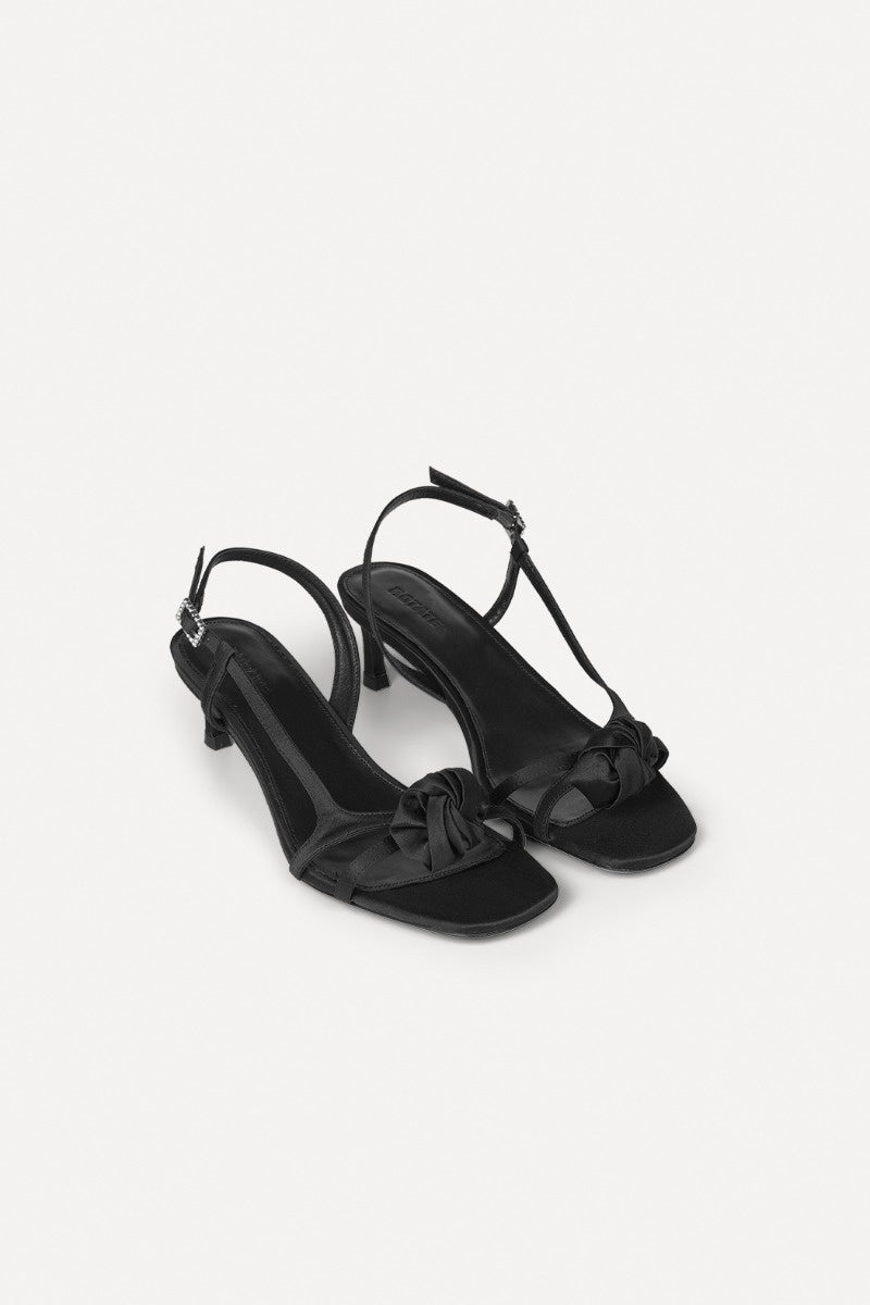 Satin Knot Strappy Sandals 116747100  ROTATE 