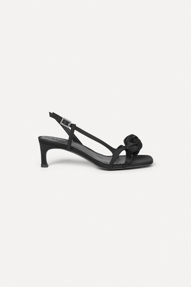 Satin Knot Strappy Sandals 116747100  ROTATE 