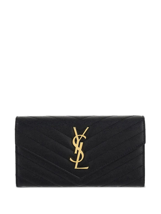Large Cassandre matelassé flap Wallet 372264 BOW011000 SAINT LAURENT 