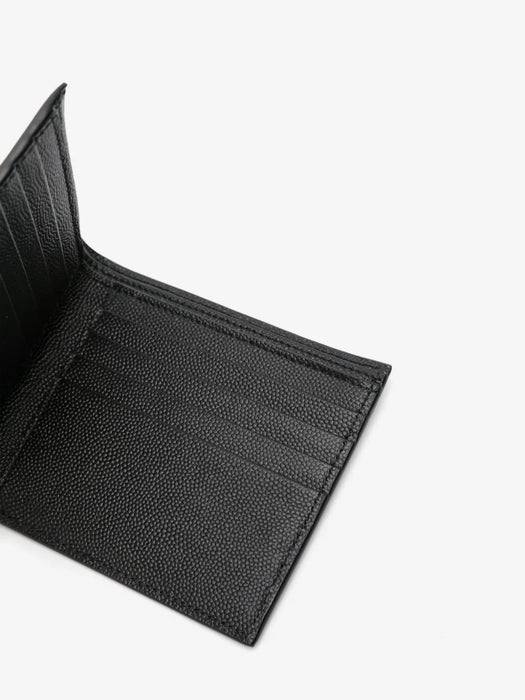 East/West wallet in grain de poudre leather 396307 BTY0N1000 SAINT LAURENT 