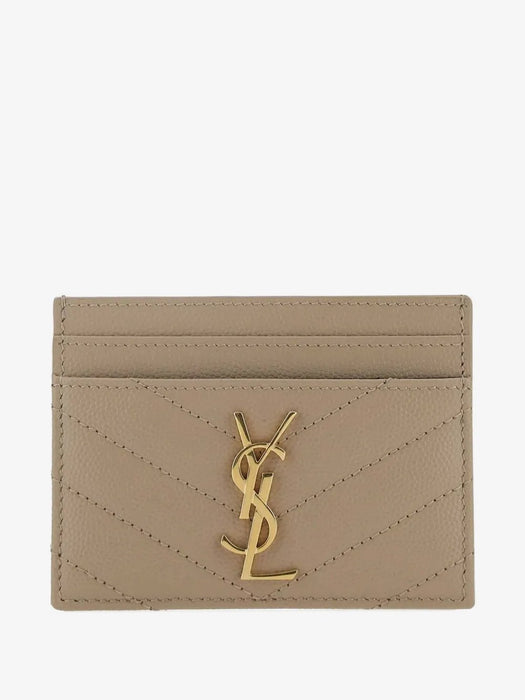 Cassandre leather card holder 423291 BOW012721 SAINT LAURENT 