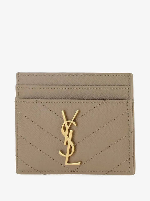 Cassandre leather card holder 423291 BOW012721 SAINT LAURENT 
