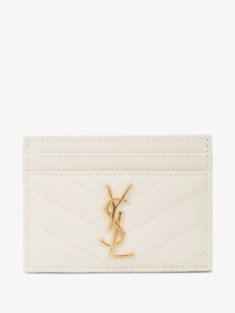 Cassandre matelassé leather cardholder 423291 BOW019207 SAINT LAURENT 