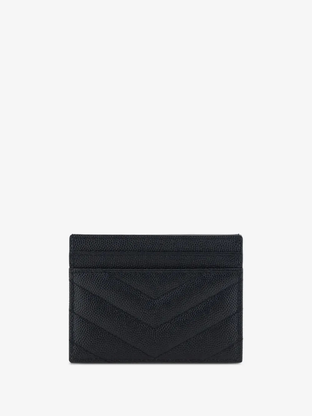 Cassandre Matelassé card case in grain de poudre leather 423291 BOW021000 SAINT LAURENT 