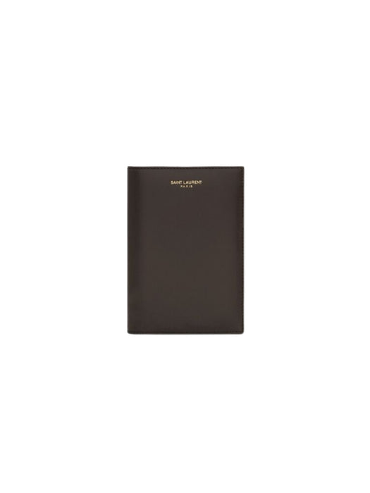passport case in two-tone smooth leather 441711 AAG2F2052 SAINT LAURENT 
