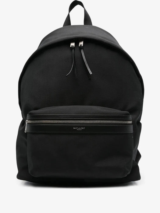 City backpack in canvas, nylon and leatherIs this conversation helpful so far? 534967 FAEYY1000 SAINT LAURENT 