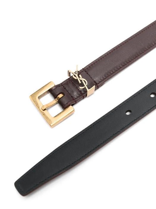 Cassandre leather belt 554465 BOO0W6892 SAINT LAURENT 