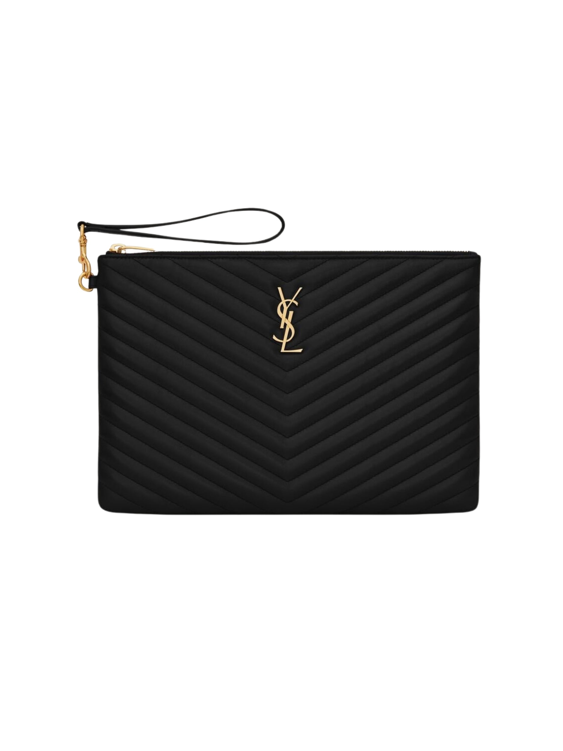 CASSANDRE MATELASSÉ tablet pouch in leather 559193 CWU011000 SAINT LAURENT 