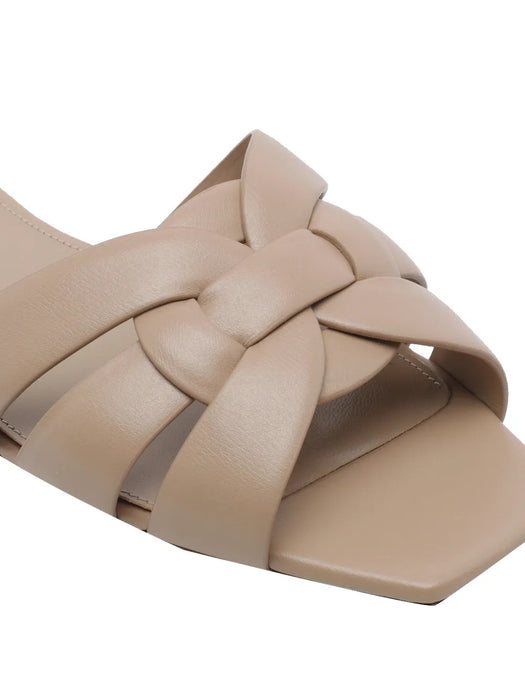 Tribute woven leather sandals 572761 AAAAH2721 SAINT LAURENT 